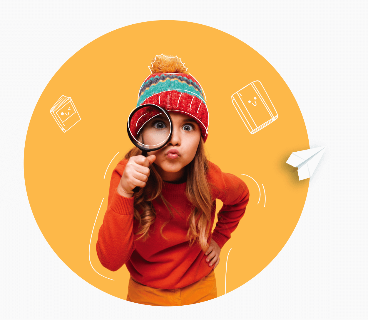 kid holding a book